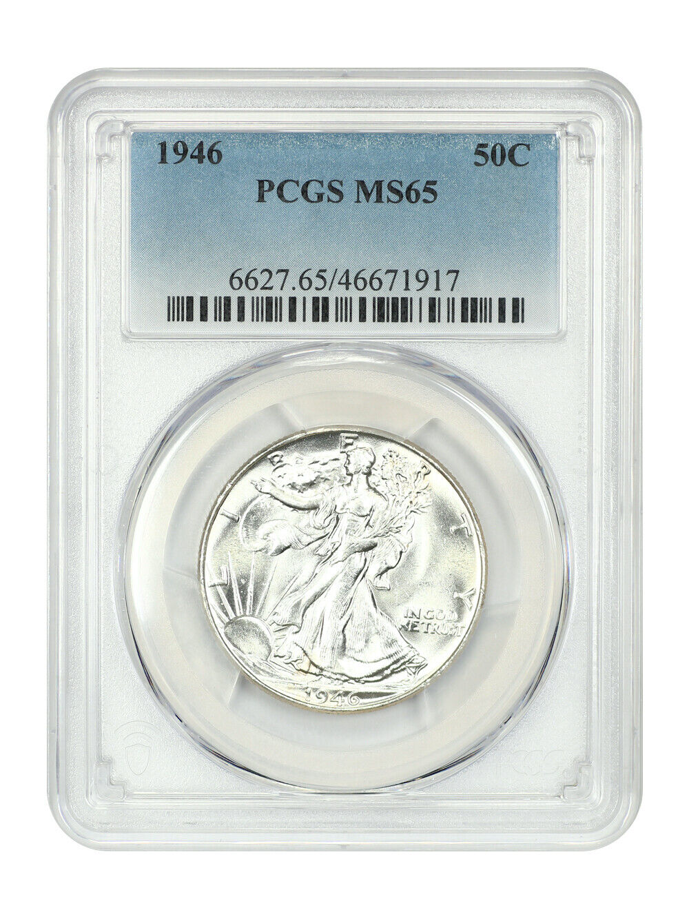 1946 50C PCGS MS65