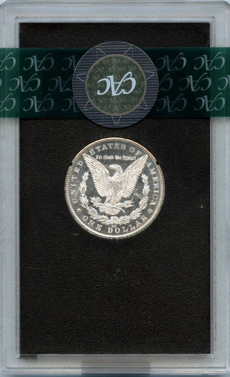 1881-CC $1 Morgan Dollar GSA Hoard CACG MS64+DMPL