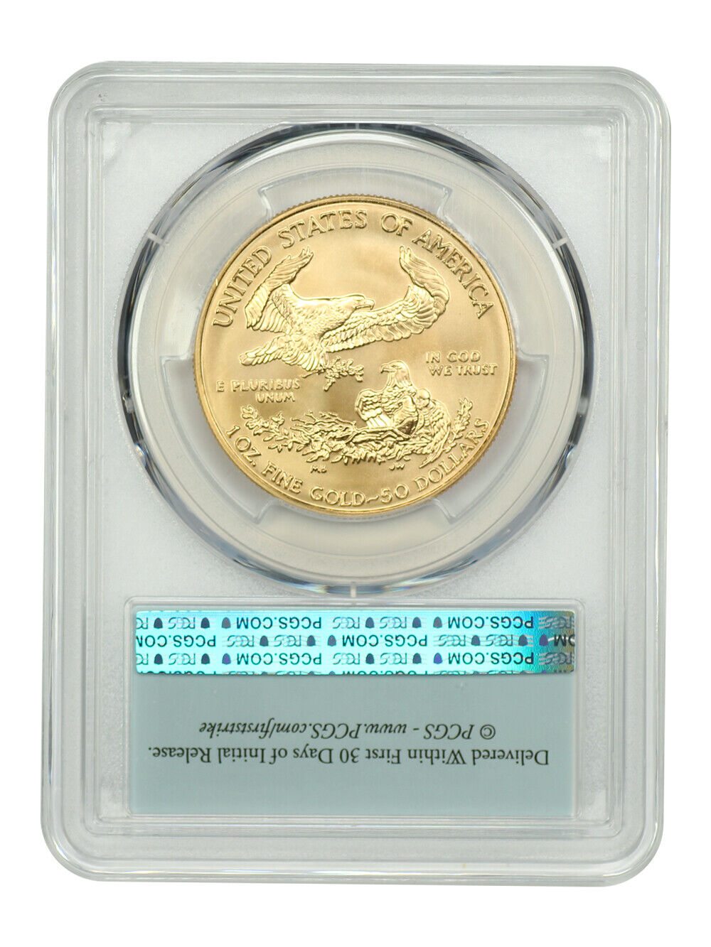 2006-W $50 Burnished Gold Eagle PCGS SP70 (First Strike) - $50 Gold Eagles