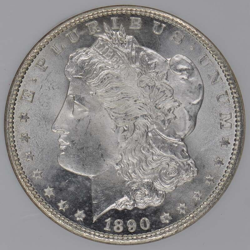 1890-CC Morgan Dollar S$1 NGC MS66 POP 5/0