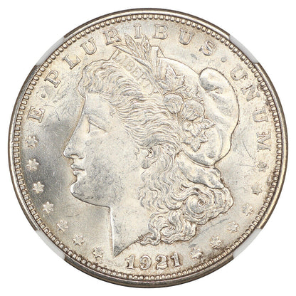 1921-D $1 NGC MS63 - Morgan Dollar