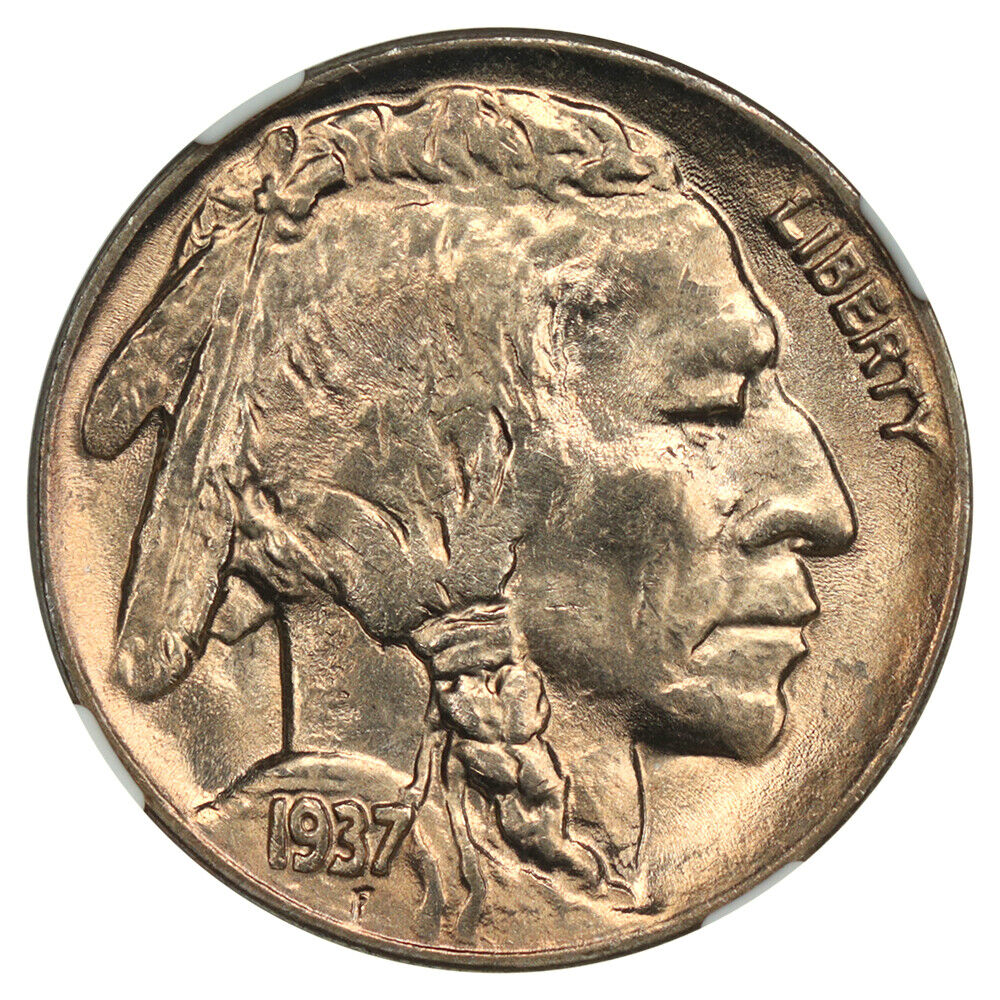 1937-D 5C NGC MS66