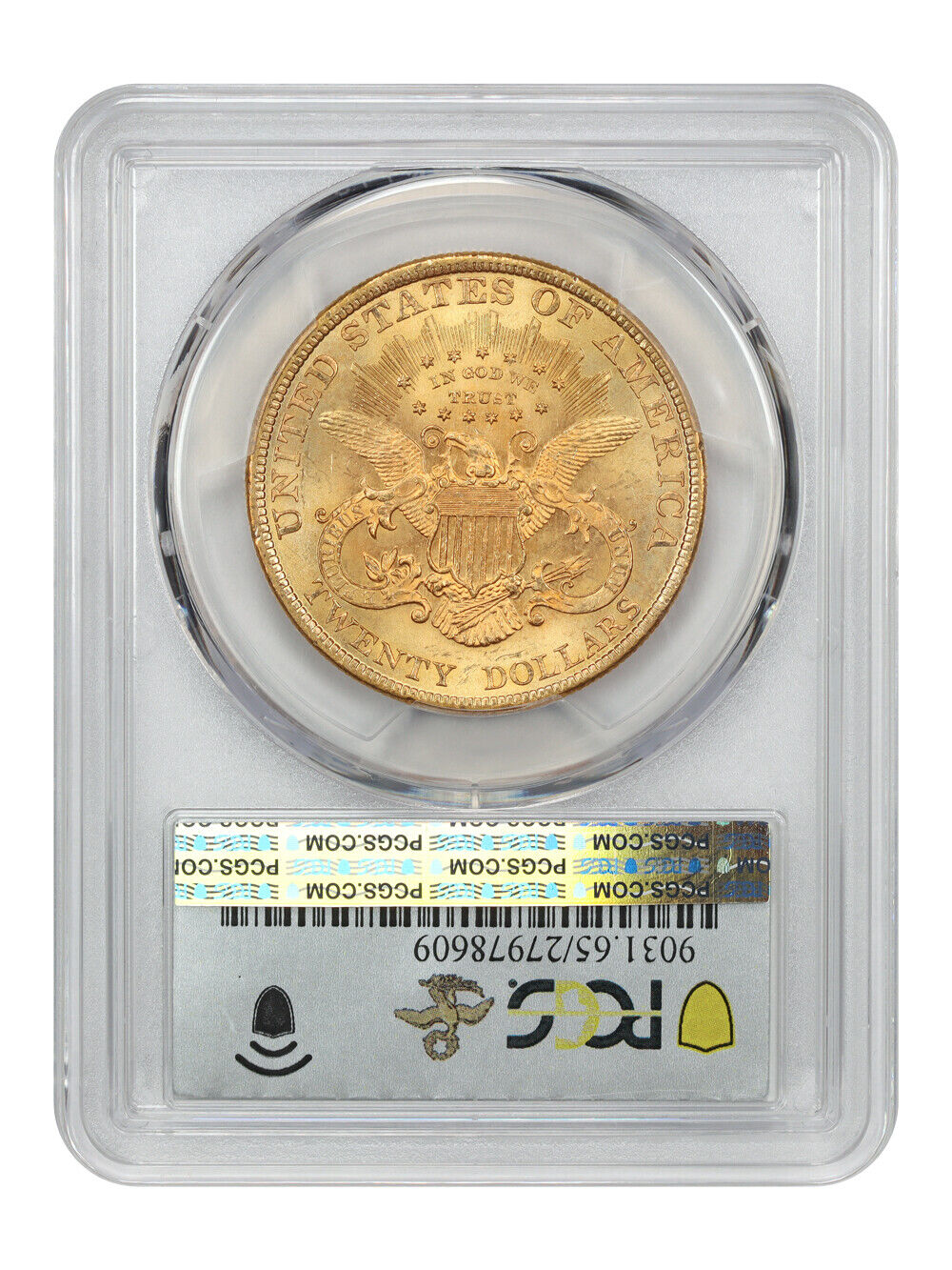 1897 $20 PCGS MS65 ex: D.L. Hansen