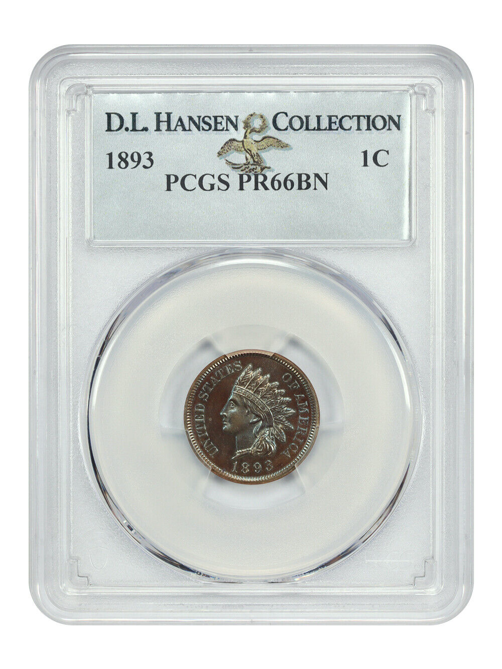 1893 1C PCGS PR66BN