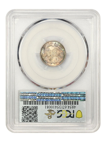 1910 10c PCGS MS67 ex: D.L. Hansen