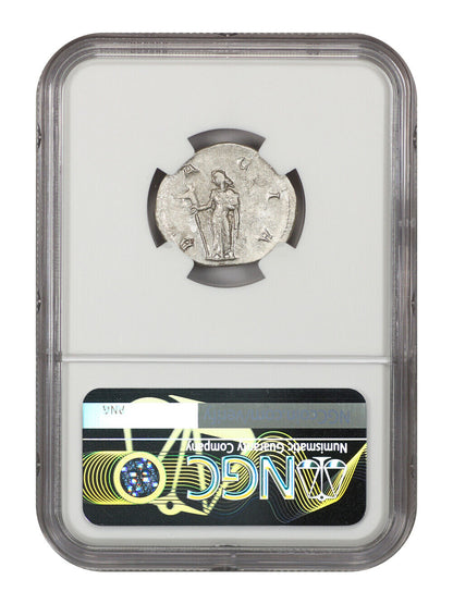 Ancient Roman: Trajan Decius (AD 249-251) AR Double-Denarius NGC MS