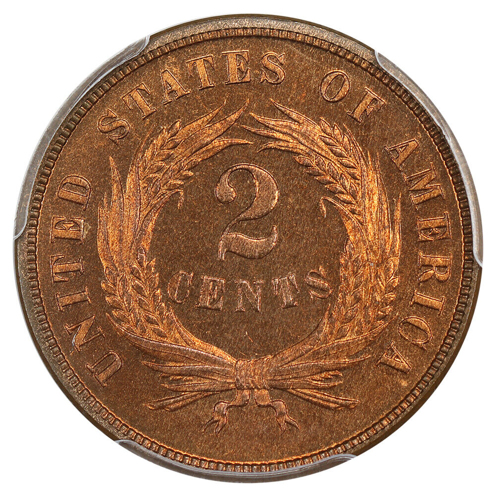 1870 2c PCGS Proof 66 RD ex: D.L. Hansen