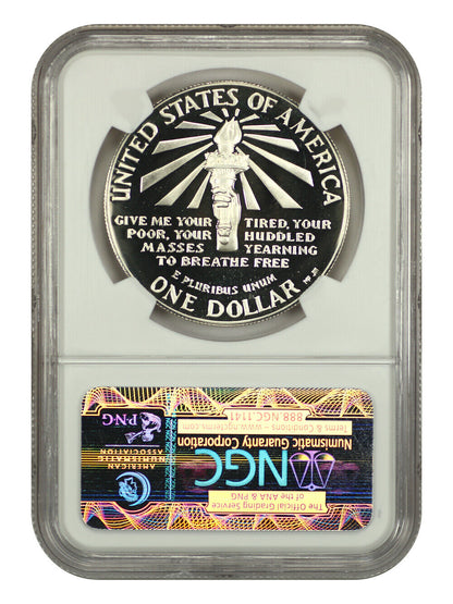 1986-S $1 Statue Of Liberty NGC PR69DCAM - $1 (Silver)