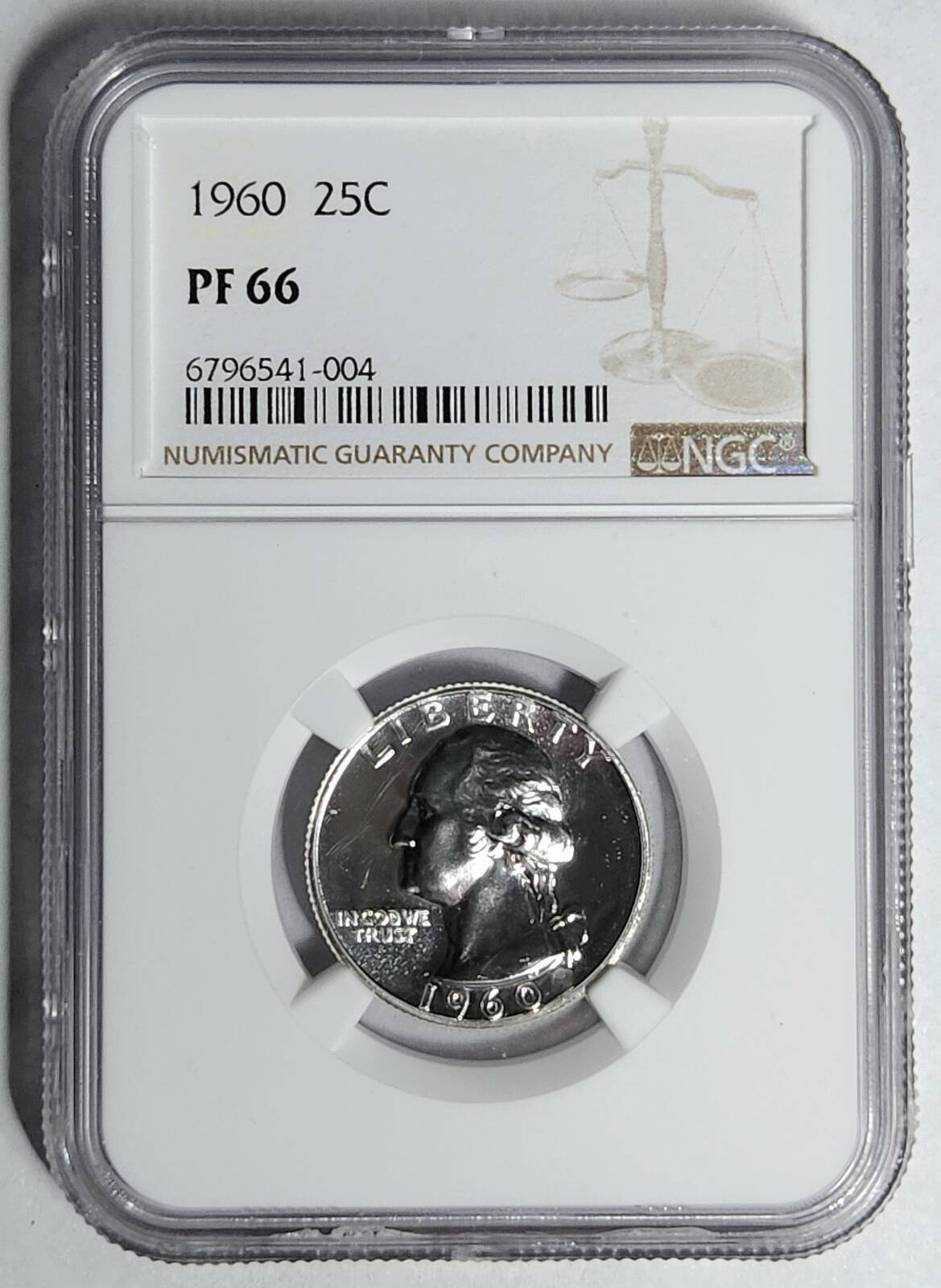 1960 P Washington Quarter NGC PF-66