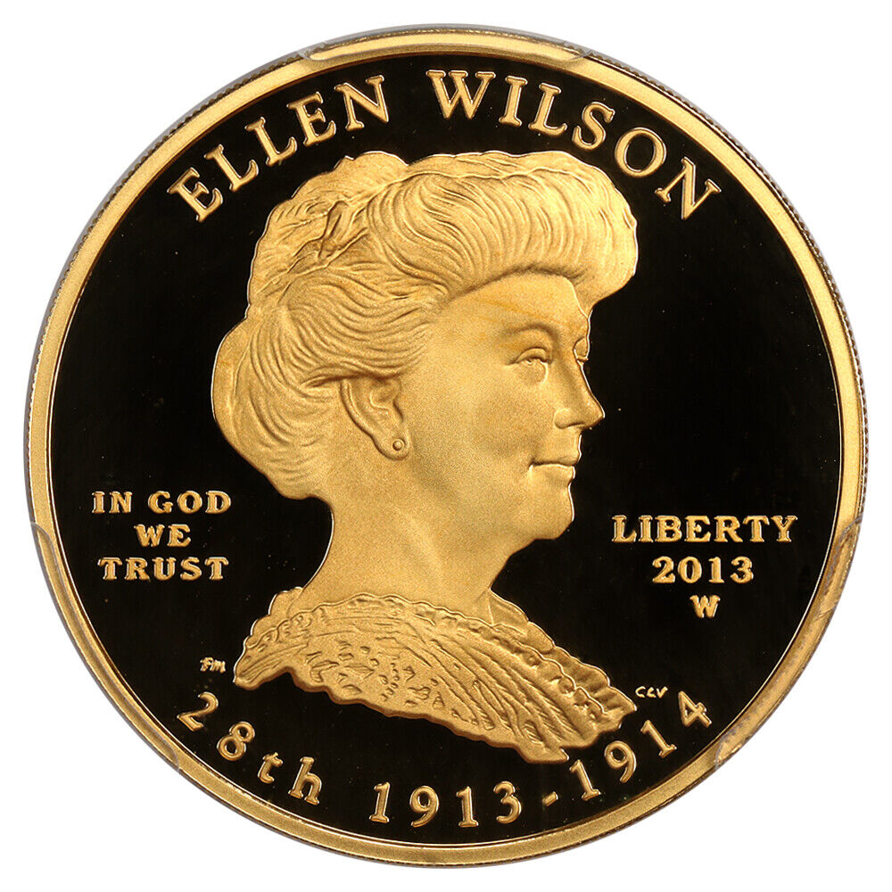 2013-W Ellen Wilson $10 PCGS Proof 70 DCAM