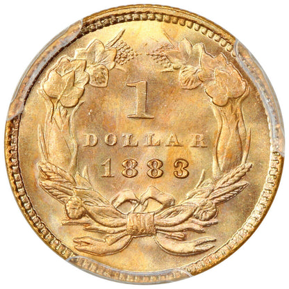 1883 G$1 PCGS MS68 ex: D.L. Hansen