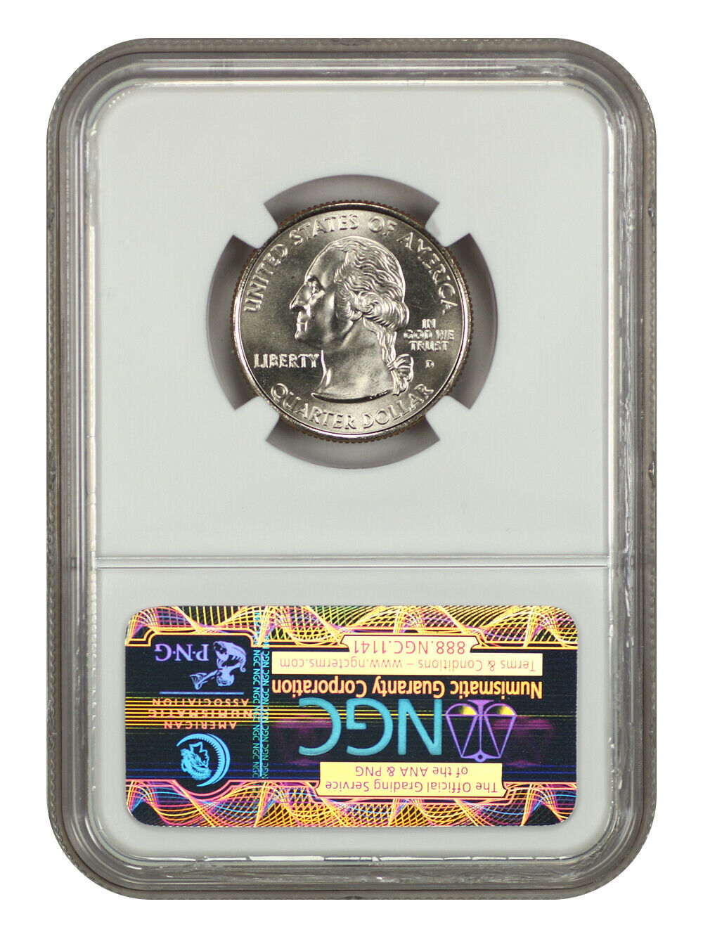 2005-D 25C West Virginia NGC SP69 (Satin Finish) - Washington 50 States Quarters