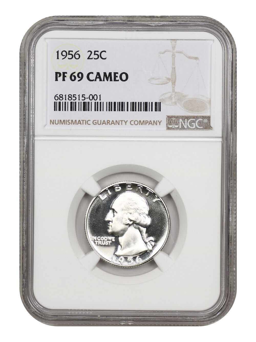 1956 25C NGC PR69CAM