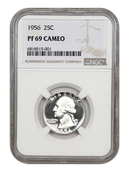 1956 25C NGC PR69CAM