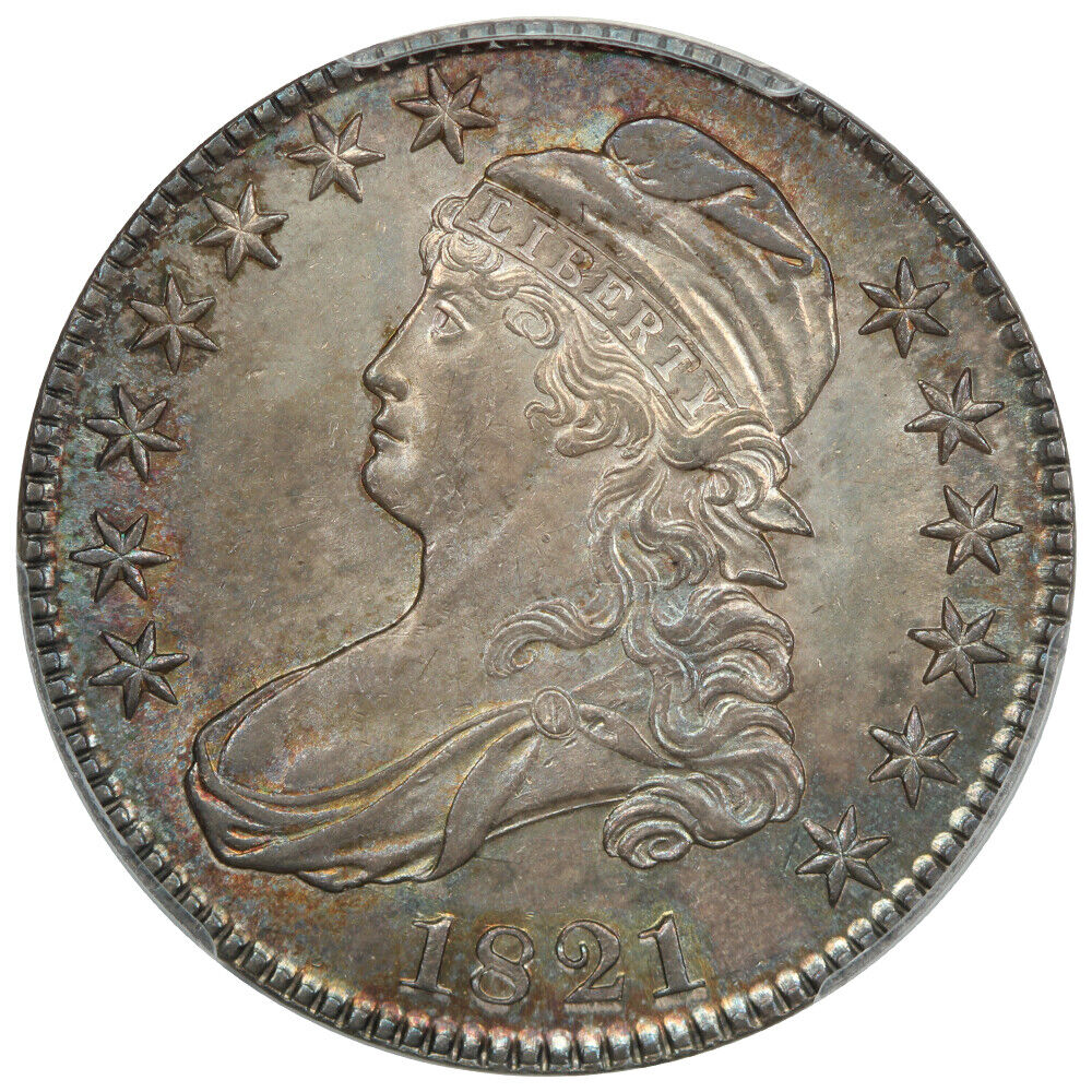 1821 50C PCGS MS64 (Overton-101a) - Capped Bust Half Dollar