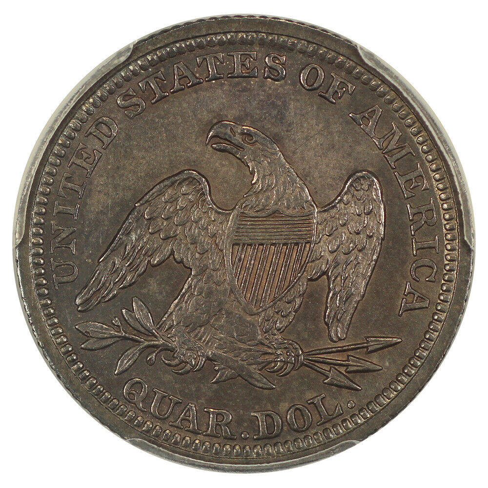 1840 25C PCGS MS63 (Drapery)