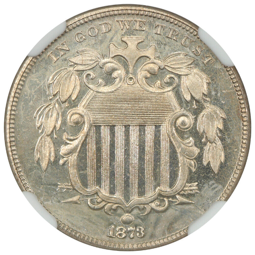 1873 5C NGC PR66CAM (Closed 3) - Shield Nickel