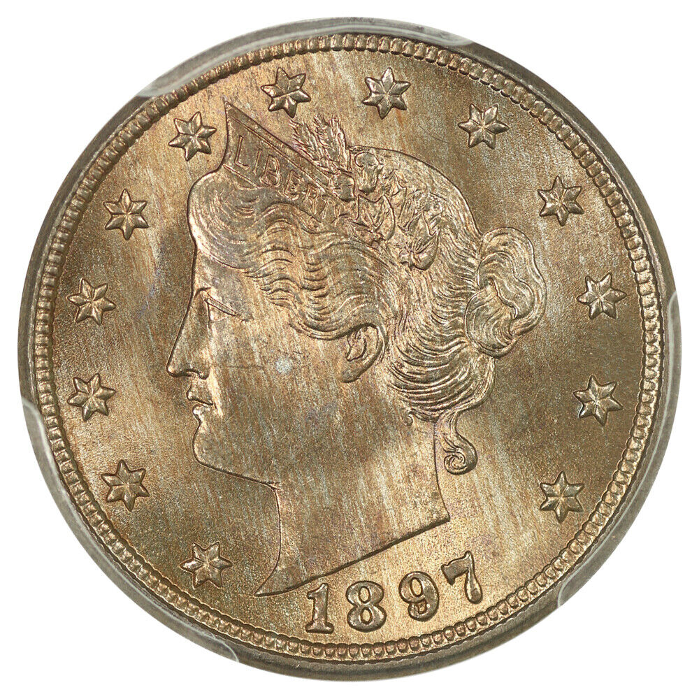 1897 5c PCGS MS66 ex: D.L. Hansen