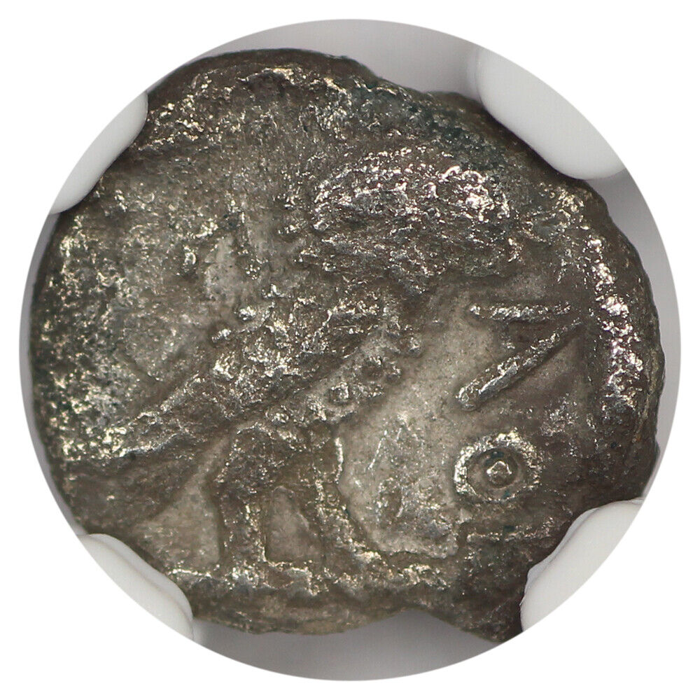 Ancient Persia: (c.3rd-2nd Centuries BC) AR Quarter Unit NGC Fine (Arabia Felix,