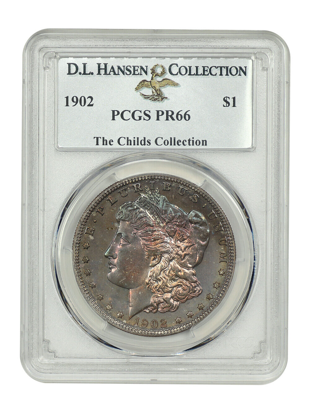 1902 $1 PCGS PR66 ex: D.L. Hansen/Childs