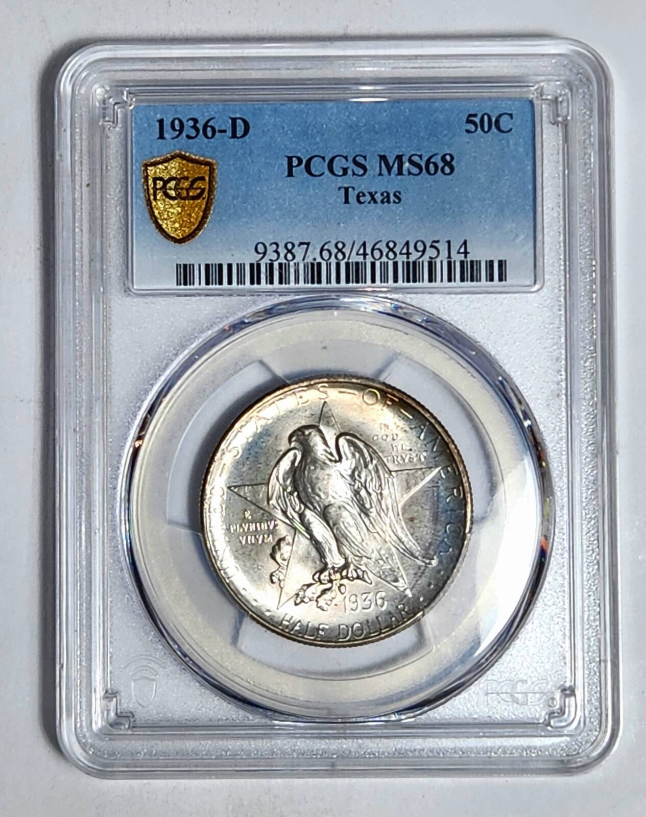 1936 D PCGS MS-68 Texas - LOTS OF LUSTER