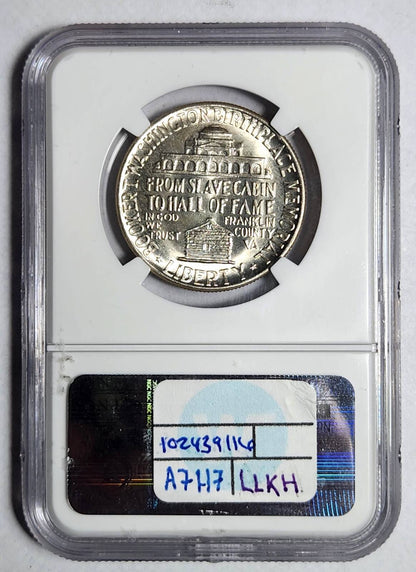 1947 P NGC MS-67 BOOKER T. WASHINGTON - BINGHAM COLLECTION Sight White