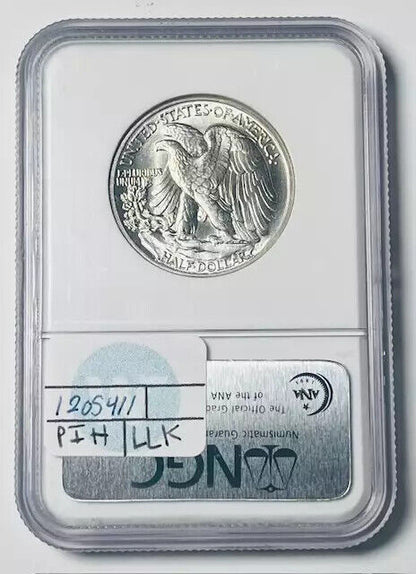 1942 Walking Liberty Half Dollar NGC MS-66 CAC