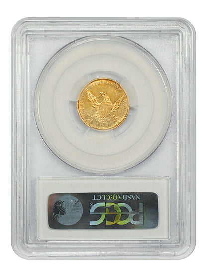 1837 $2.50 PCGS AU55 - Classic Head $2.5 - Popular Gold Type