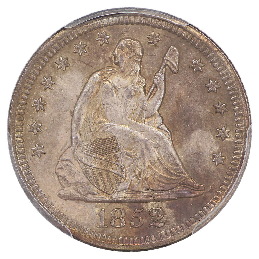 1852 25C PCGS MS65 ex: D.L. Hansen