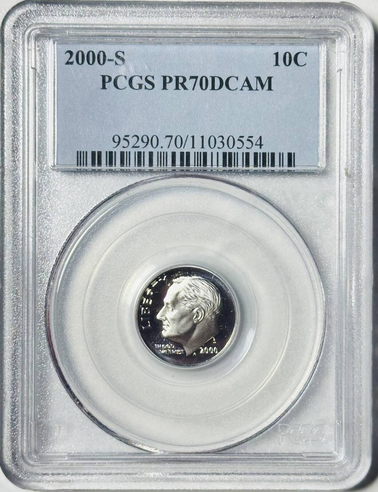 2000 S Dimes Roosevelt PCGS PR-70 DCAM