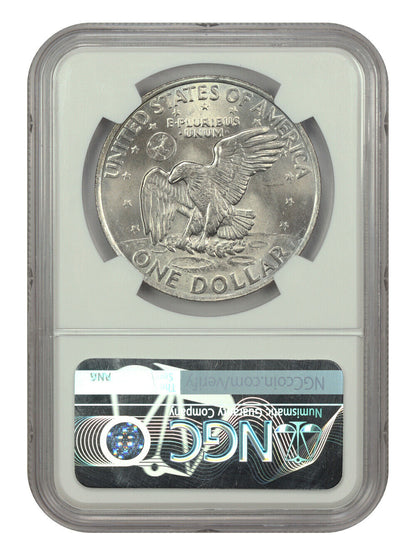 1971-D $1 NGC MS67 - Ike Dollar - Popular First Year of Issue