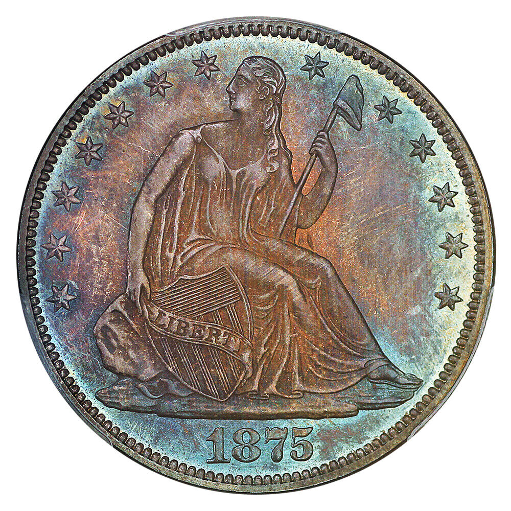 1875 50C PCGS PR66 ex: D.L. Hansen/Chrismor