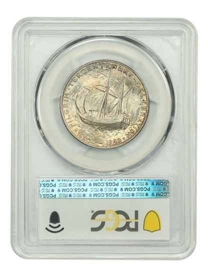 1920 50C Pilgrim PCGS MS67 - Classic Silver Commemorative