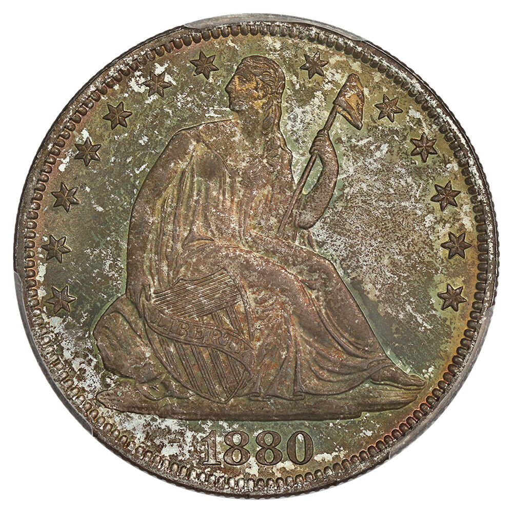 1880 50c PCGS MS66 ex: D.L. Hansen