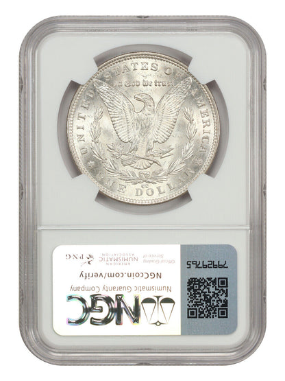 1891-CC $1 NGC MS63 (VAM-3, Spitting Eagle) - Morgan Dollar