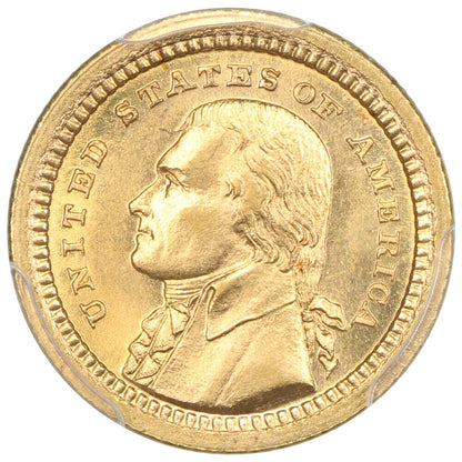 1903 G$1 LA Purchase, Jefferson PCGS MS65 - Classic Gold Commemorative