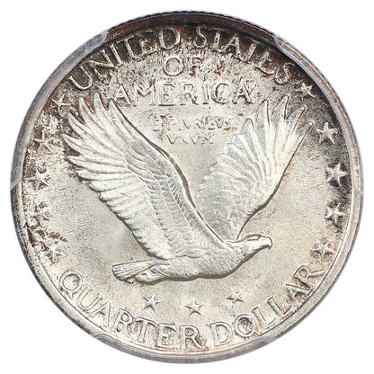 1923 25C PCGS MS62