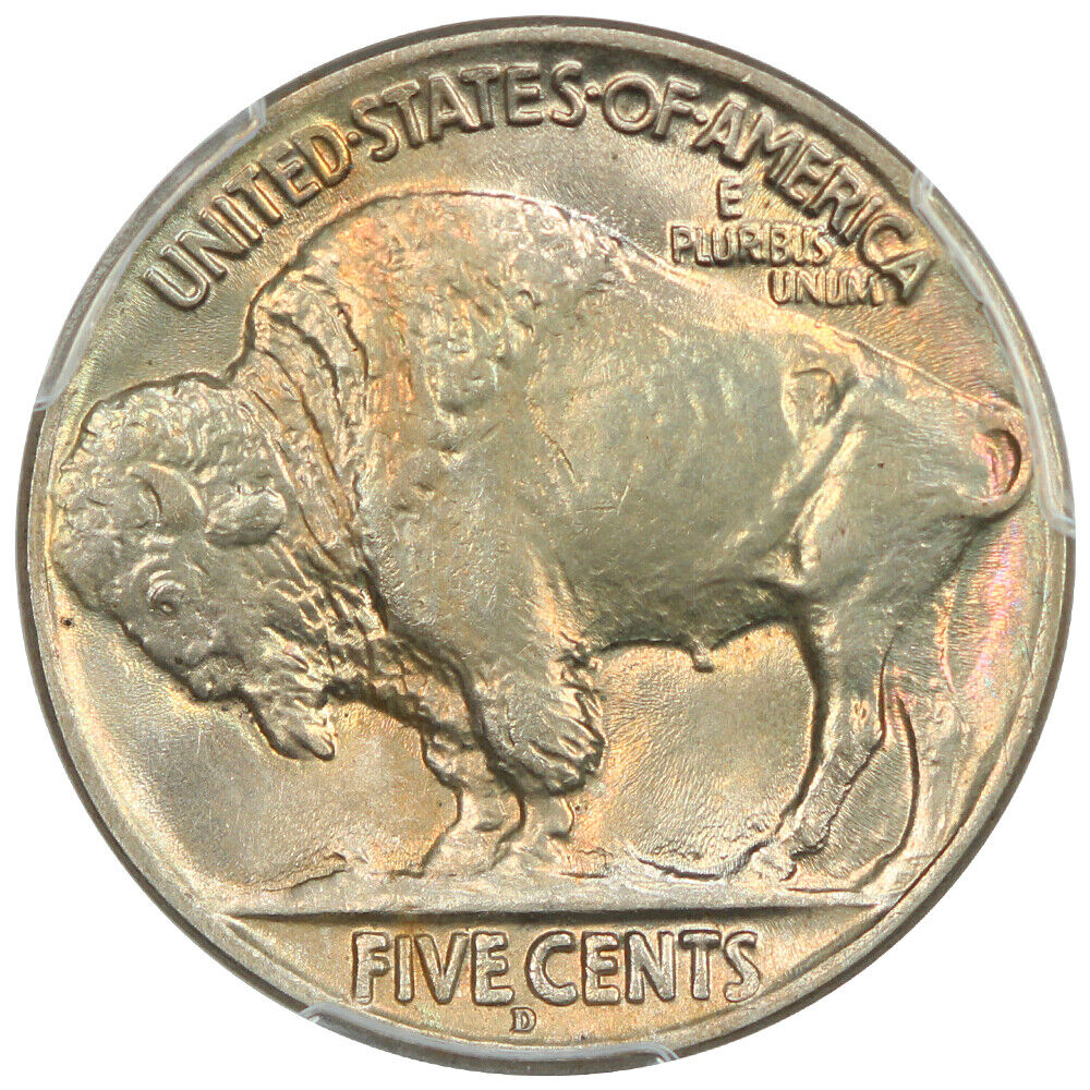 1928-D 5C CACG MS64 - Buffalo Nickel