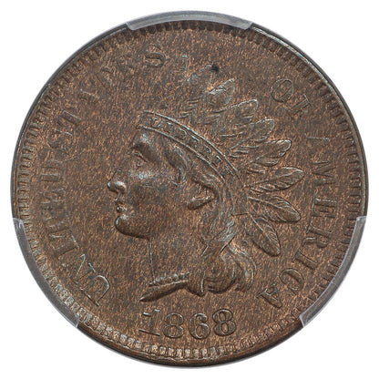 1868 1C PCGS MS62BN