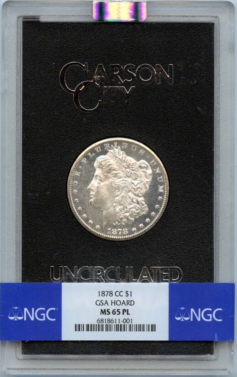 1878-CC Morgan Dollar GSA HOARD S$1 NGC MS65PL