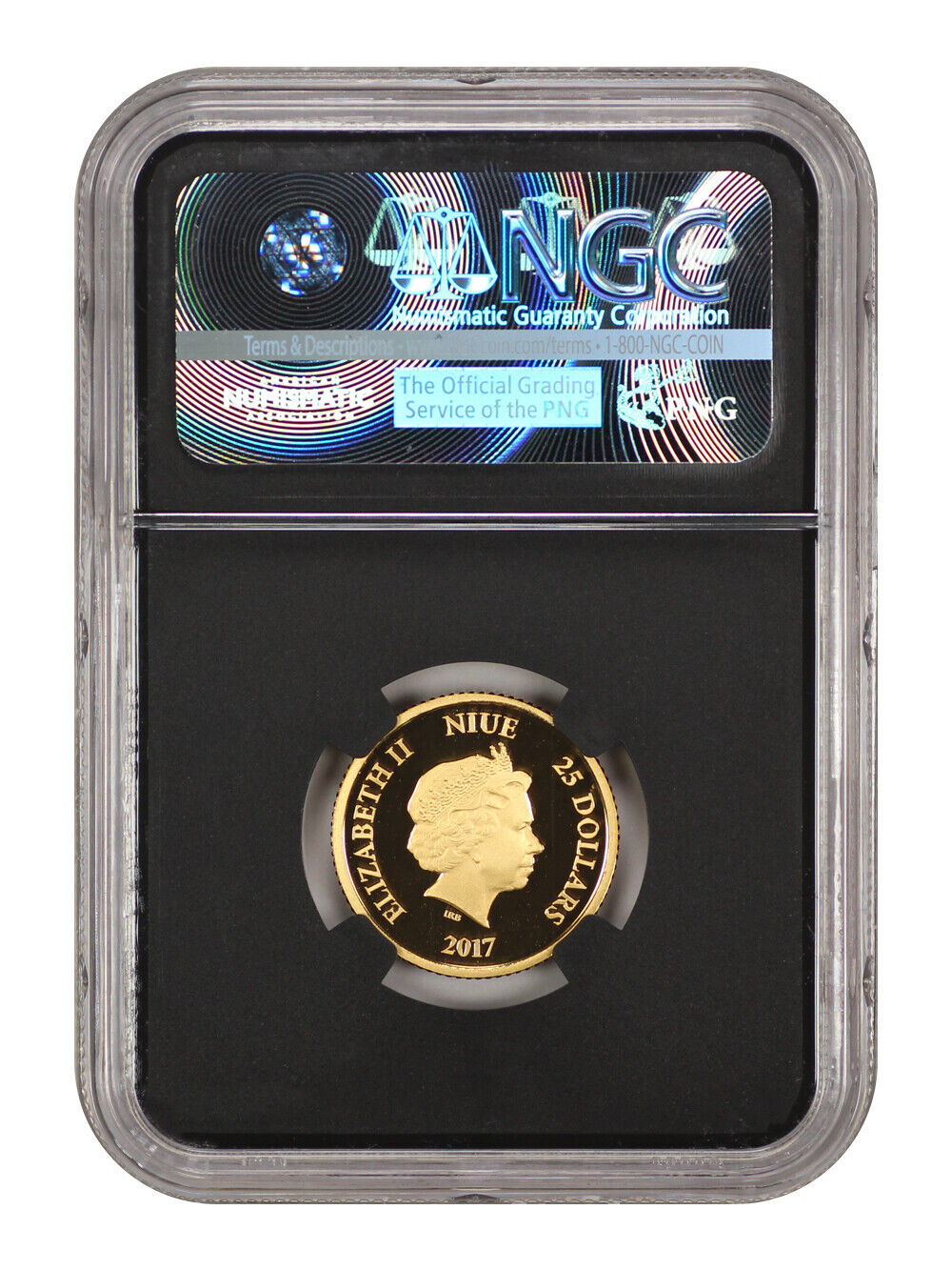 Niue: 2017 Star Wars Obi-Wan Kenobi G$25 NGC Gem Proof (One of First 75 Struck)