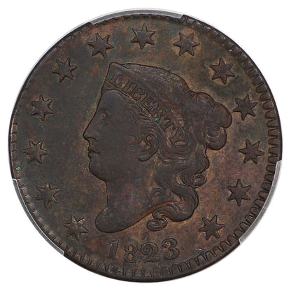 1823 1C PCGS VF35 ex: D.L. Hansen