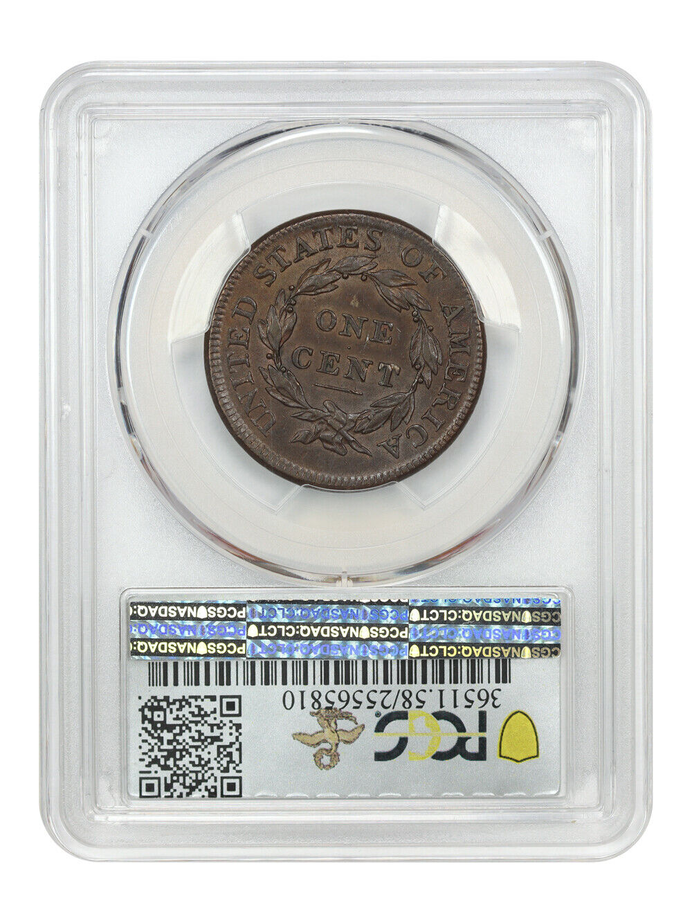 1813 1C PCGS/CAC AU58 (S-292) ex: D.L. Hansen