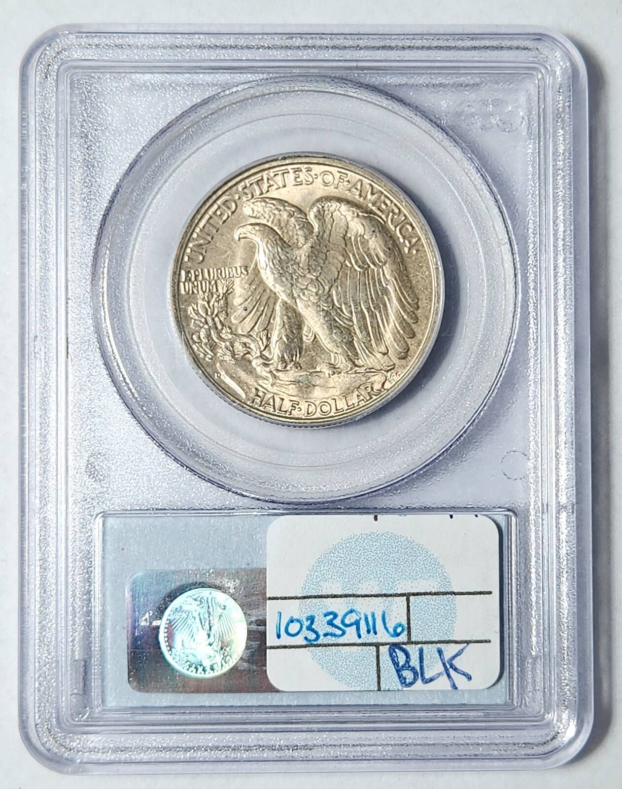 1947 D Walking Liberty Half Dollar PCGS MS-65