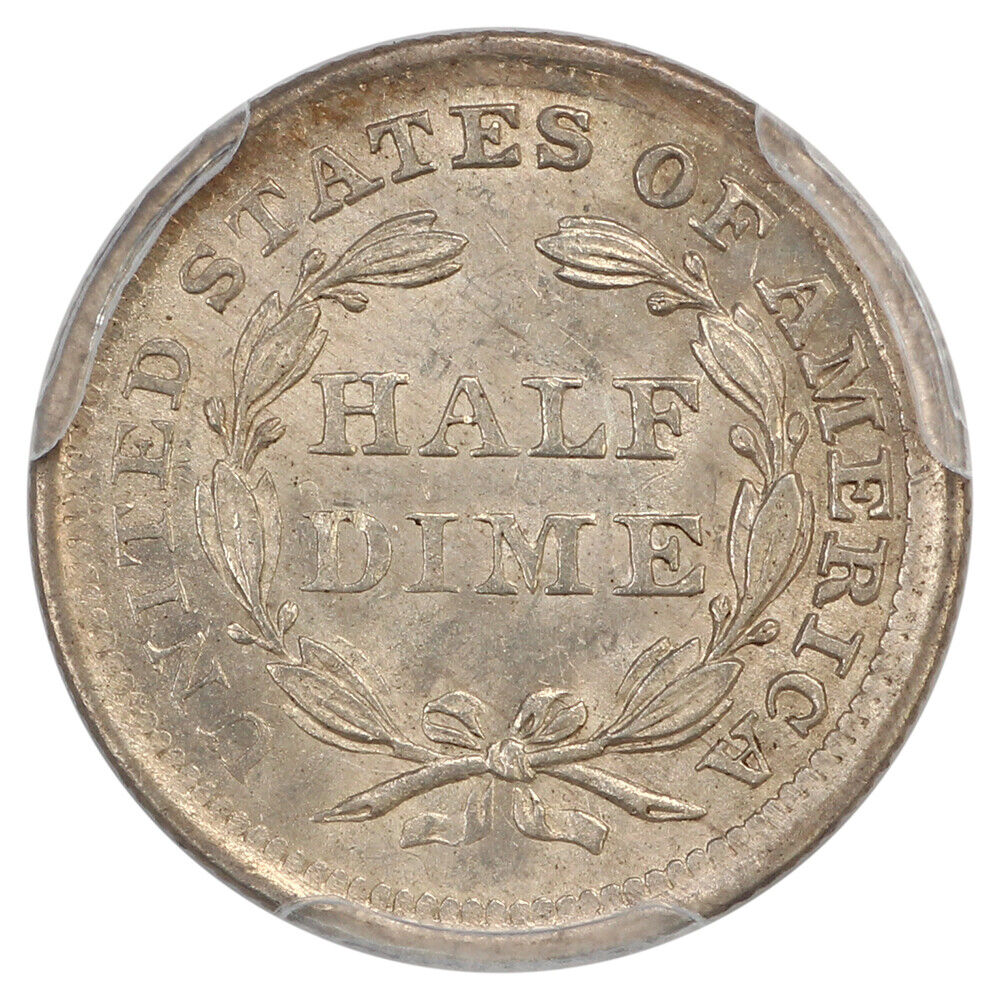 1856 H10C PCGS MS63 - Liberty Seated Half Dime