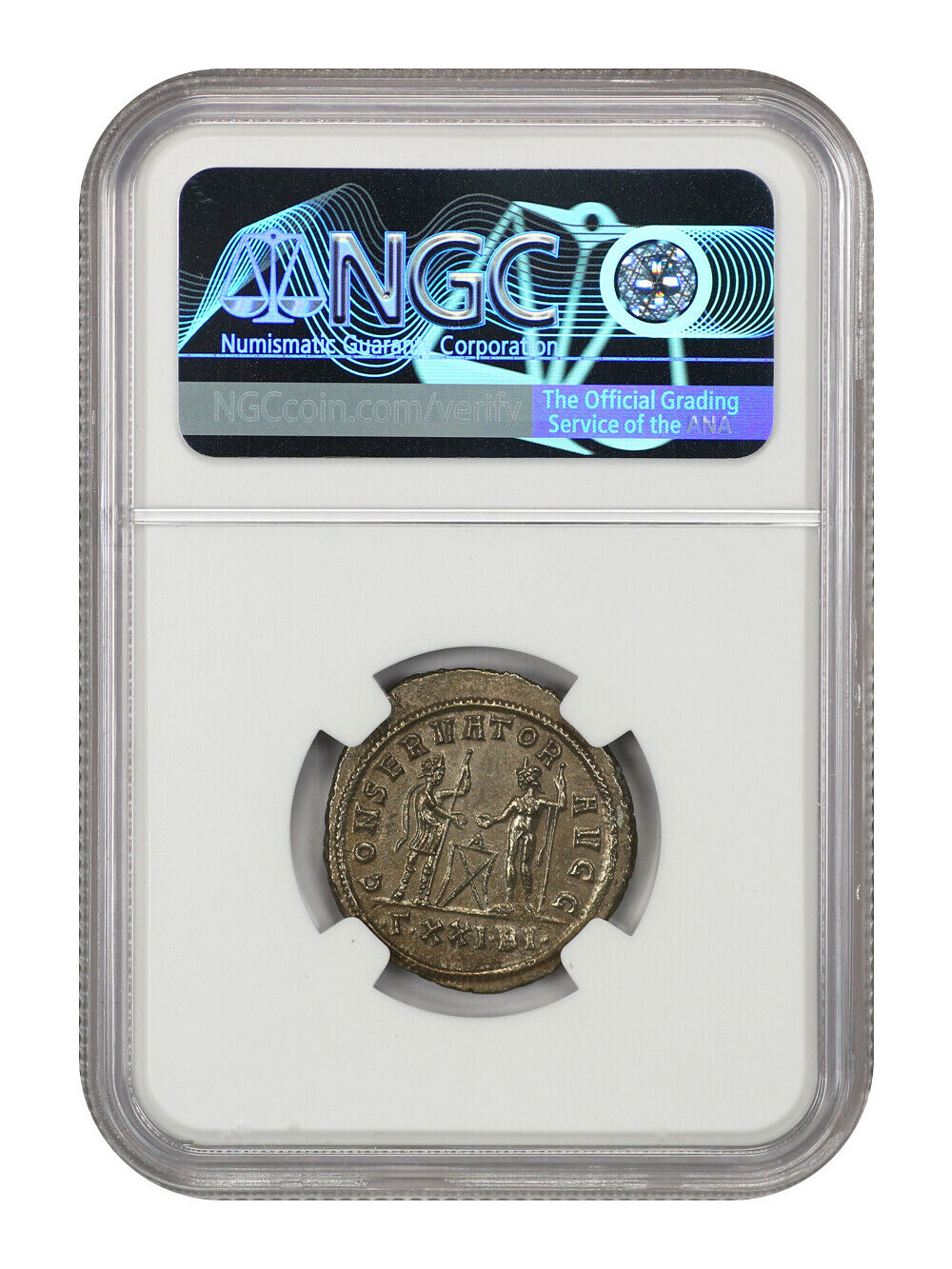 Ancient Roman: Diocletian (AD 284-305) BI Aurelianianus NGC AU