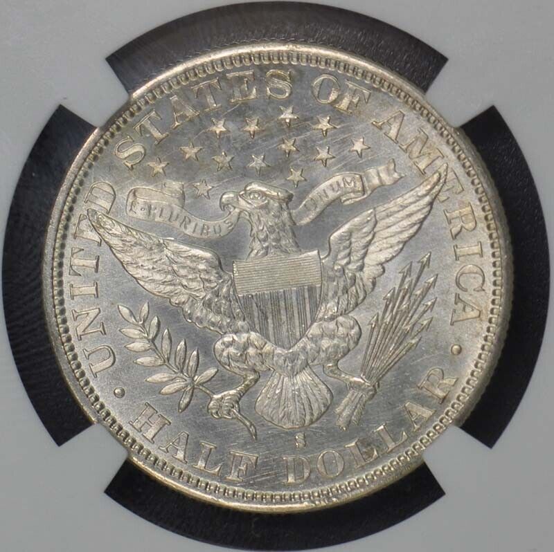 1897-S Barber Half Dollar 50C NGC MS65