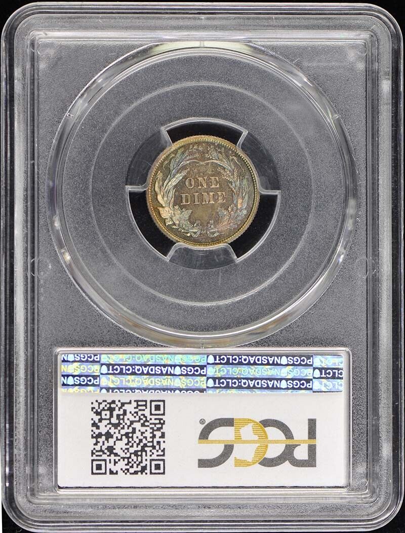 1895 10C Barber Dime PCGS PR67+ (CAC)