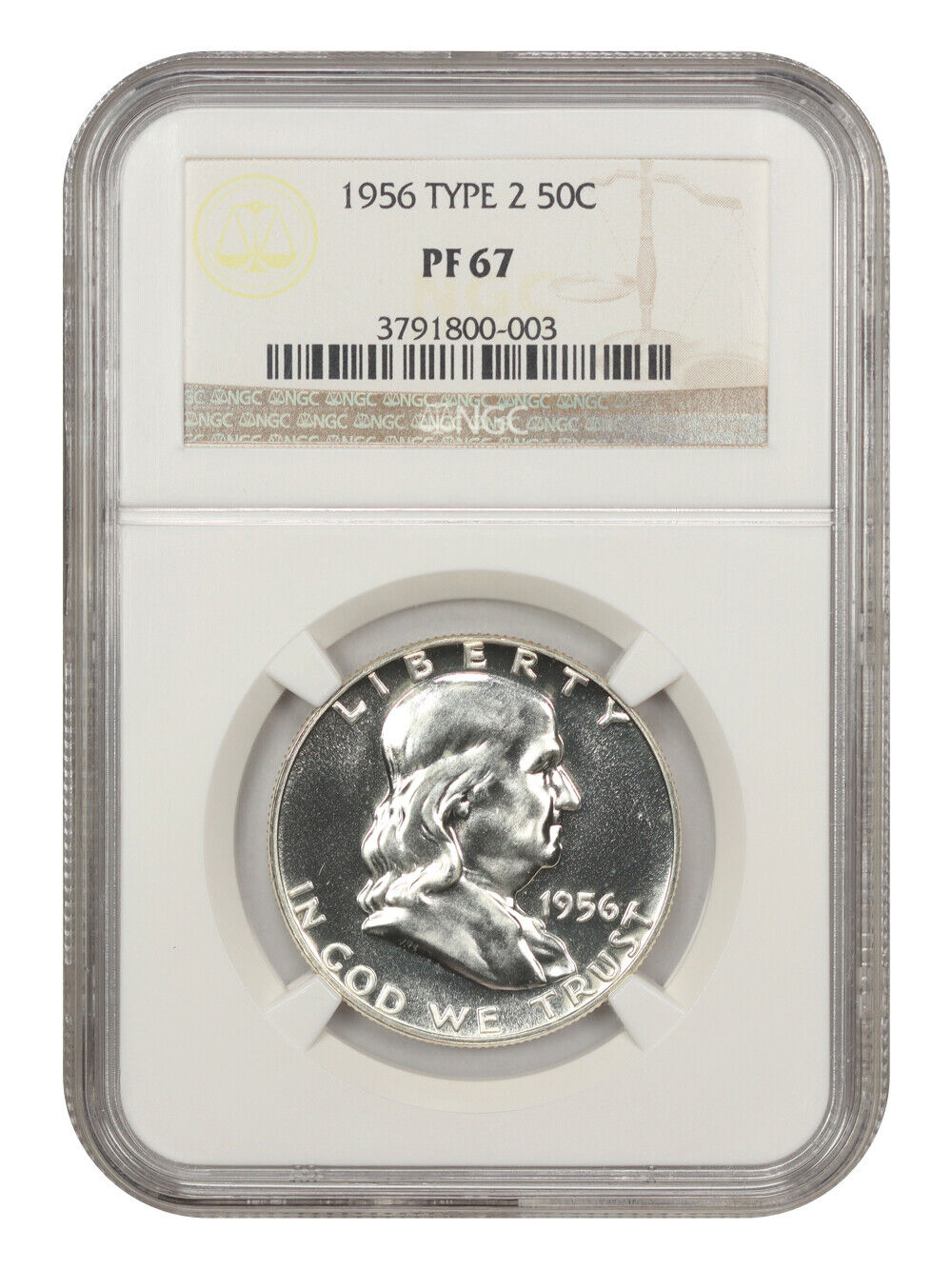 1956 50C Type 2 NGC PR67