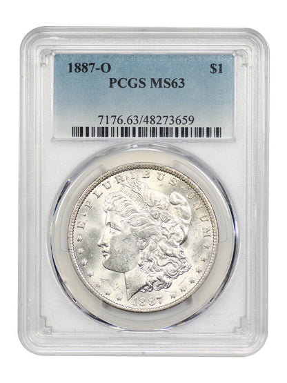 1887-O $1 PCGS MS63